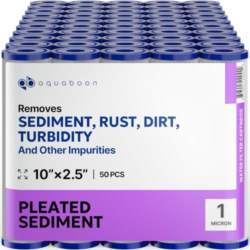1 Micron Pleated Water Filter 10 x 2.5