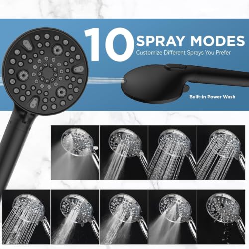 Dual Filtered Rain Shower Head Combo