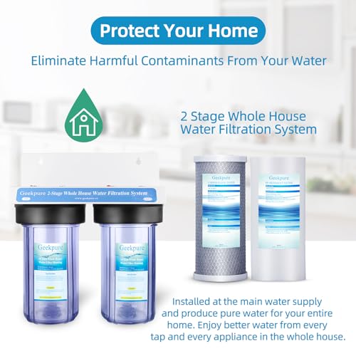2 Stage Whole House Water Filter System