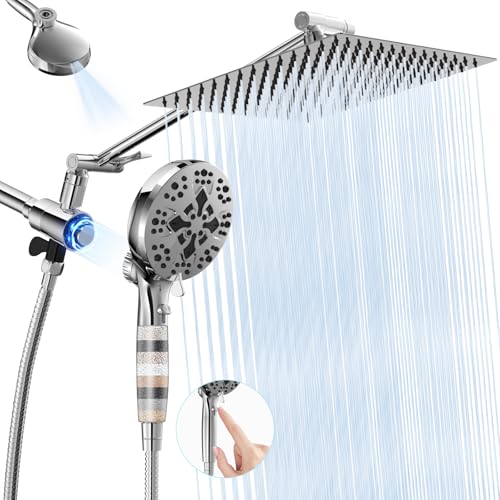 Shower Heads With Handheld Spray Combo