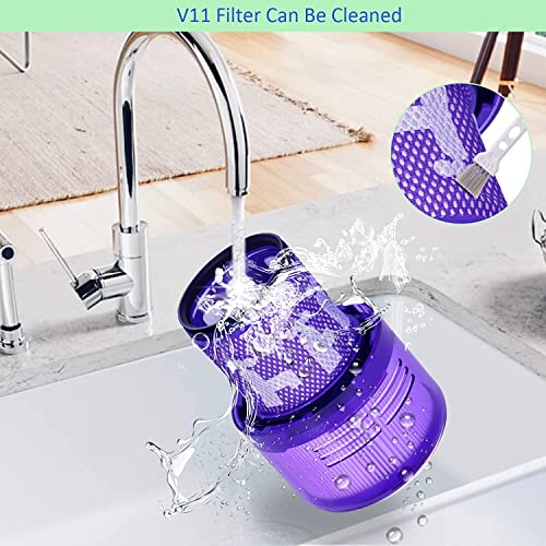 Filter Replacement for Dyson V11 V15 & SV14 SV15 Cordless Vacuum Filters (3 Count)