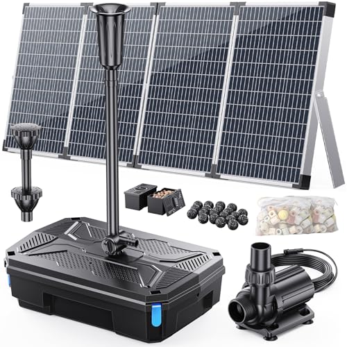Solar Pond Filter & 1600GPH Pump Kit