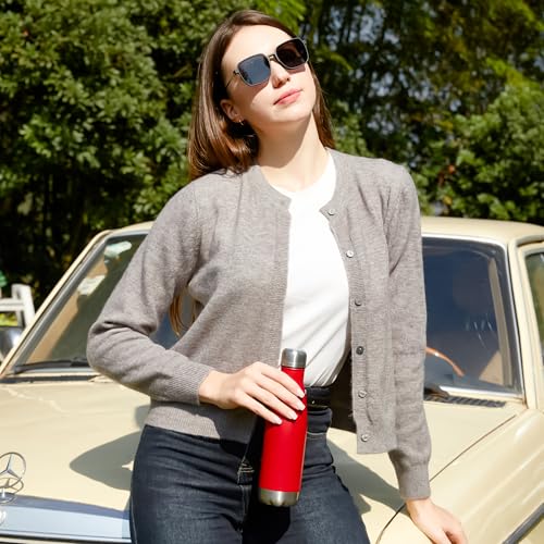 17oz Sport Water Bottle Vacuum Insulated Stainless Steel Leak (4 Count)