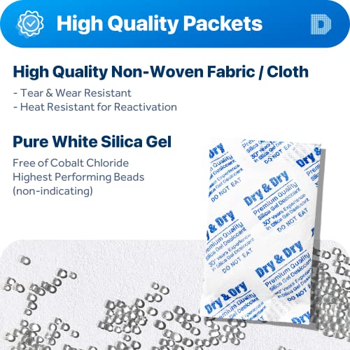 30 Gram [100 Packets] Silica Gel Packets Desiccants