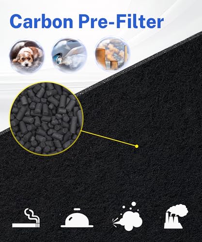 2 Pack Activated Carbon filters Compatible with AIRCARE 1051 Evaporative Humidifier (2 Count)