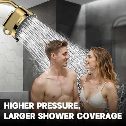High Flow Filtered Shower Head