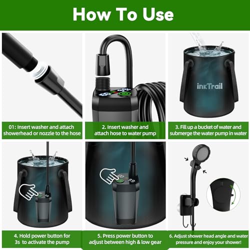 Portable Camping Shower with Heater