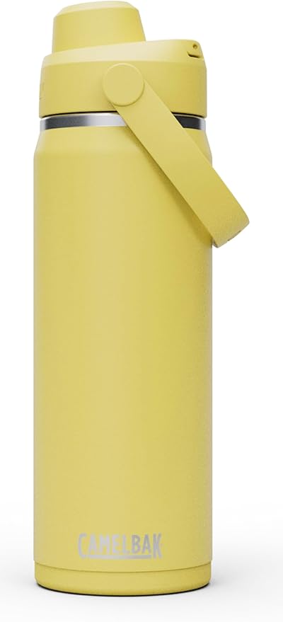 CamelBak Thrive Chug Insulated Stainless Steel Water Bottle Yellow Bloom, 20oz