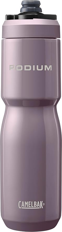 CamelBak Podium Steel Insulated Stainless Steel Bike Water Bottle Violet, 22oz