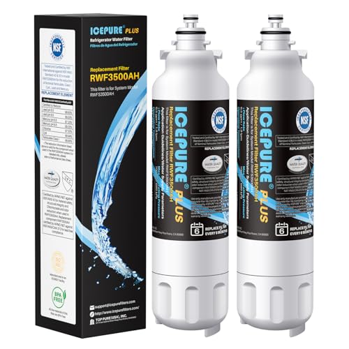 PLUS NSF ANSI 53 Cert. Water Filter Replacement for LG LT800P (2 Count)