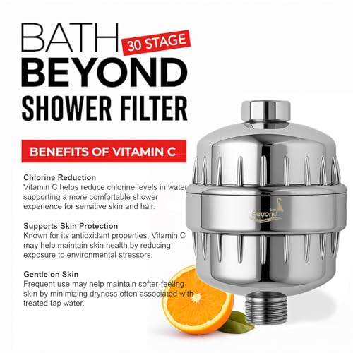 Shower Filter Head for Hard Water Softening & Chlorine 30
