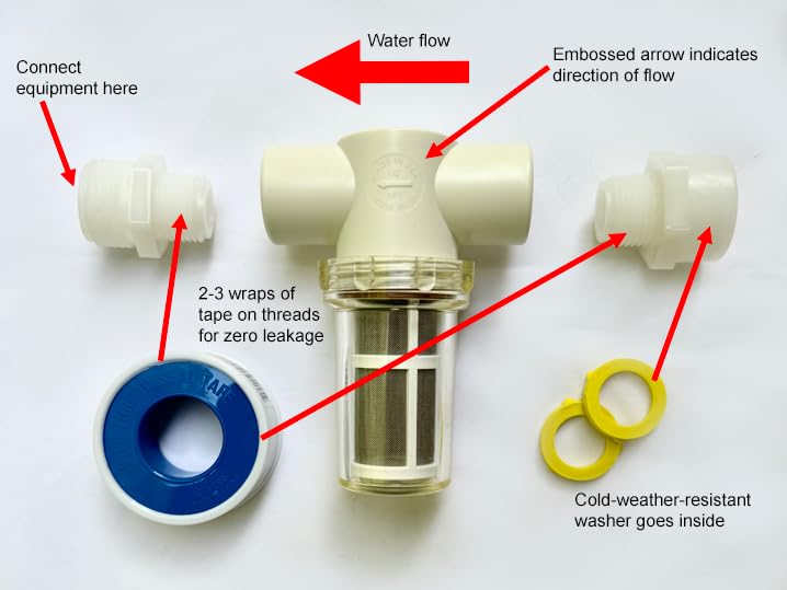 Hose Boss Garden Hose Filter