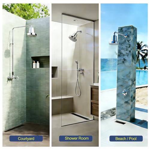 Filtered Shower Head with Filter for Hard Water Softening