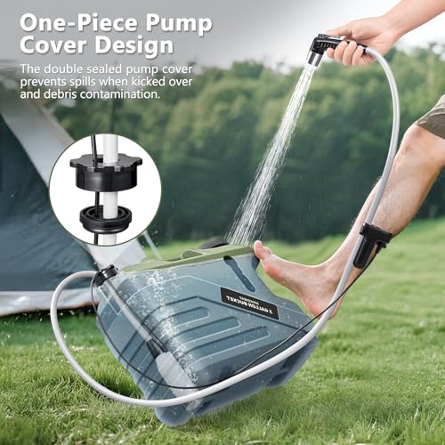 Portable Shower for Camping with Integrated Design