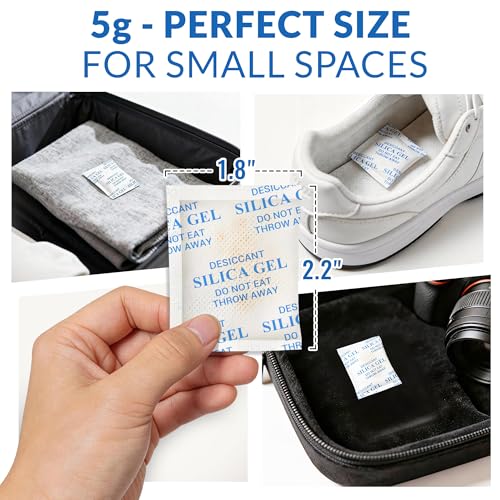 Silica Gel Packets 5 Gram (60 Count)