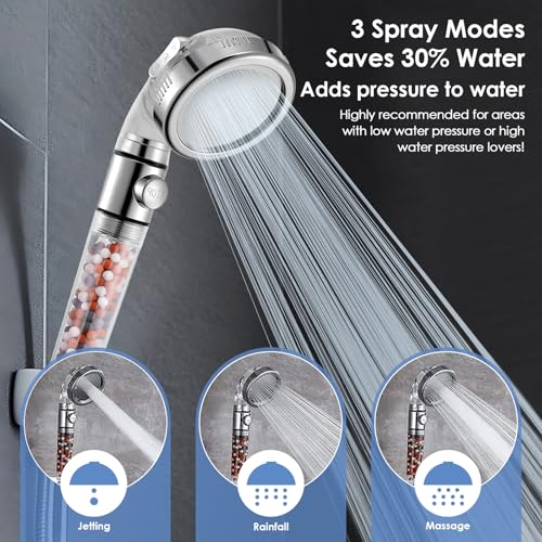 High Pressure Handheld Shower Head with Filter