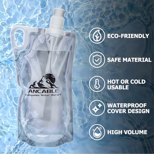 33oz Collapsible Water Bottles (9 Count)
