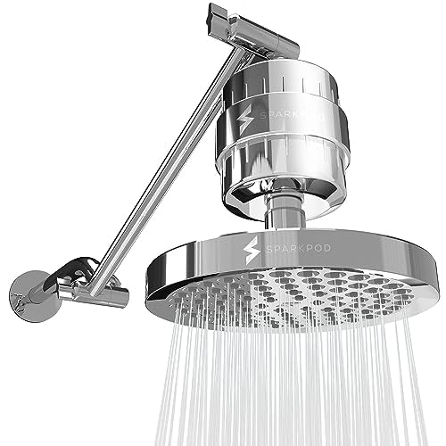 Filtered Shower Head & 11" Shower Arm