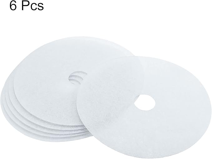 MECCANIXITY Universal Cloth Dryer Exhaust Filter, Cotton 235x37mm White for Clothes Dryer Filter Replacement Pack of 6