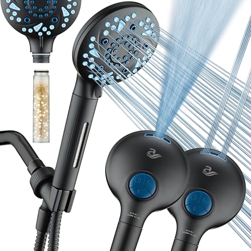 High Pressure 10 Spray Mode Filtered Showerhead