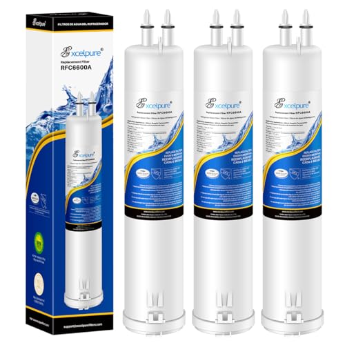 RFC6600A Refrigerator Water Filter Replacement for EDR3RXD1 (3 Count)