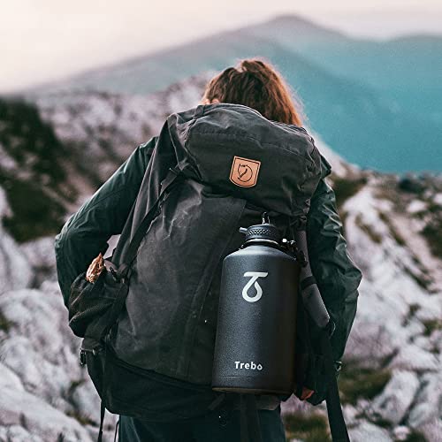 One Gallon Water Bottle Insulated with 3 Lids