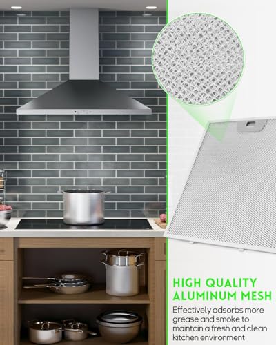 Range Hood Grease Filter Fit for GE JVW5361SJSS JVW5361EJ1ES JVW5361EJES JVW5361FJ1DS JVW5361SJ1SS