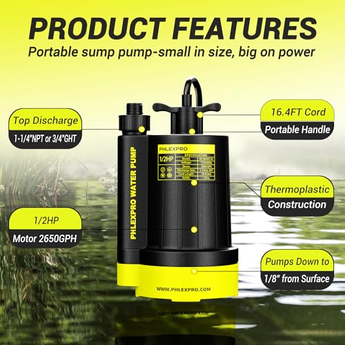 1 2HP Submersible Water Pump