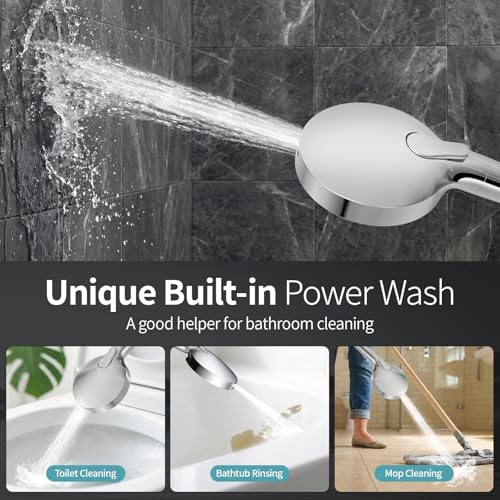 High Pressure Filtered Handheld Shower Head 9 Spray（4 filters）
