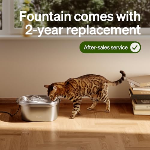 Replacement Filters for Cat Water Fountain Stainless Steel (4 Count)