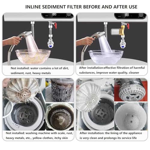 DR03 Reusable Brass Washer Wate Filter