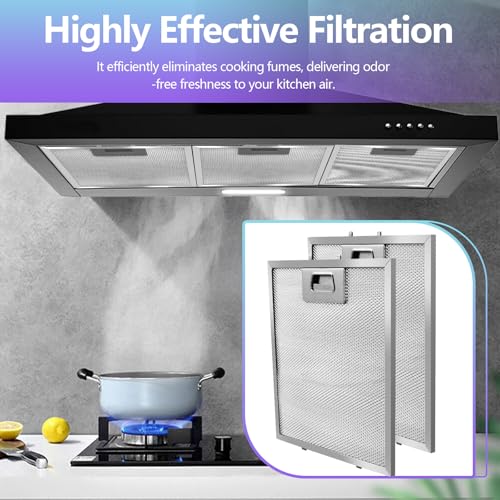 2 Pack S97018029 Range Hood Filter Replacement