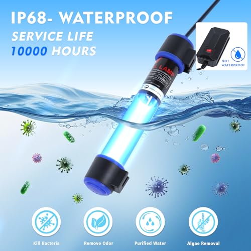 11W UVC Aquarium Light for Fish Tank and Pond