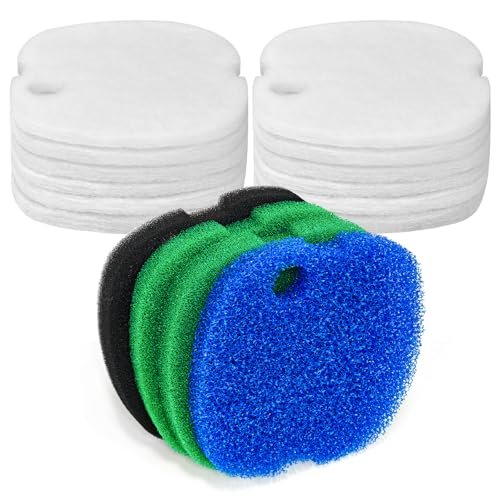 HW 302 Canister Filter Pads Compatible with SUNSUN HW (16 Count)