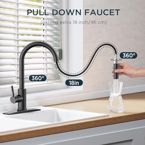 Kitchen Sink Faucet with Soap Dispenser