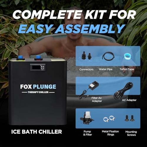 1 3HP Ice Bath Water Chiller with Hose