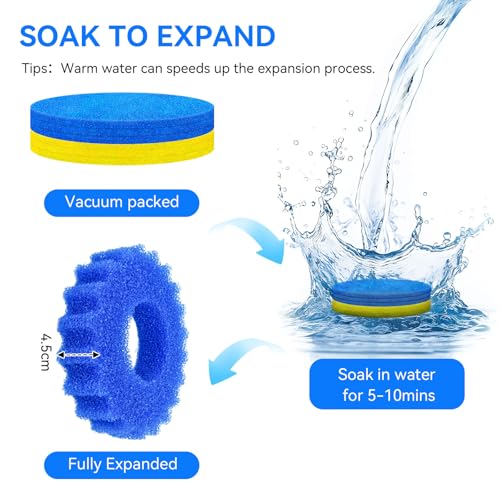 Filter Sponge Replacement for VIVOHOME Pond Filter 1580 (4 Count)