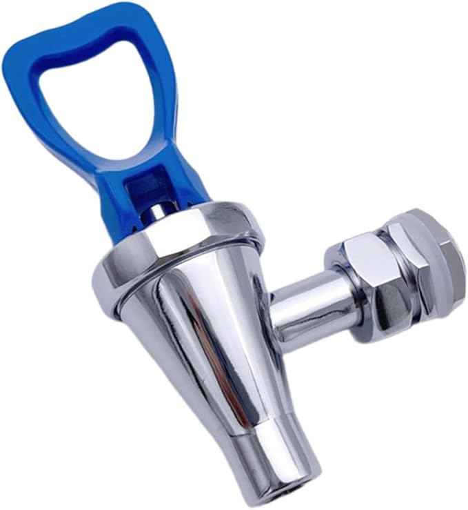 1/2 Inch Beverage Dispenser Faucet Spout Brass Material Hot Drinks Tap for Juice Cold Hot Water Supplies Household Accs, Blue