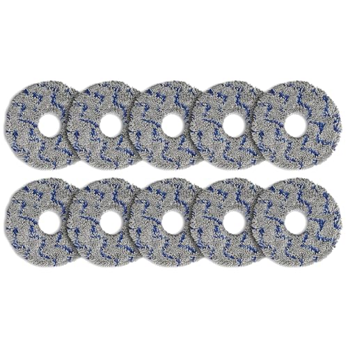 10 Pack) T30S Mop Pads for ECOVACS DEEBOT T30S/ T30S Combo/ T30 Omni/ X5 Pro Omni/ N30 Omni/ T30S AI/ T50 Pro Omni/ T50 Pro Max/ X2 Omni/ X1 PRO Omni/ T10 Omni/ T10 Turbo/Yeedi M12 Pro+ Mop Pad (10 Count)