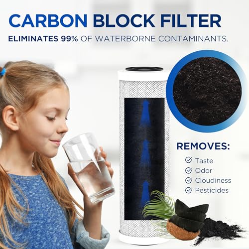 Complete 4 Pack RO Water Filter Replacement Kit for Krystal Pure KR10 System