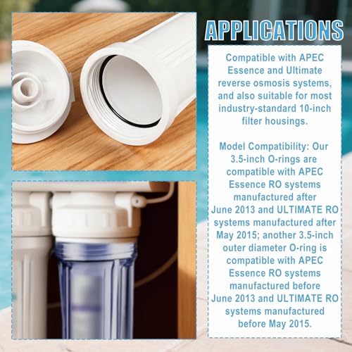 3 Pcs Water Filter O (3 Count)