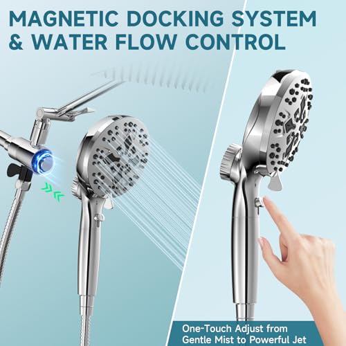 Shower Heads With Handheld Spray Combo