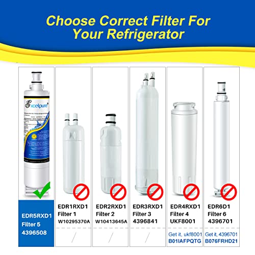 4396508 Replacement for Whirlpool EDR5RXD1 4396510 (4 Count)