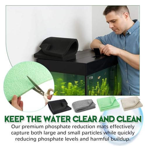 4 Pack Aquarium Filter Media Pads (4 Count)