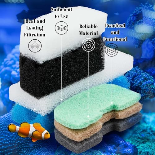 52 Pcs Replacement Filter Media Kit Compatible with Fluval 206 (52 Count)