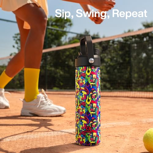 Insulated Water Bottle with Straw Stainless Steel Water Bottle