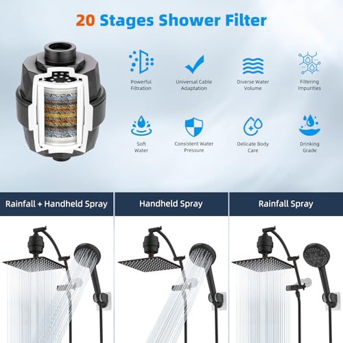 10" Dual Filtered Shower Head