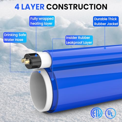 15FT Heated Water Hose for RV
