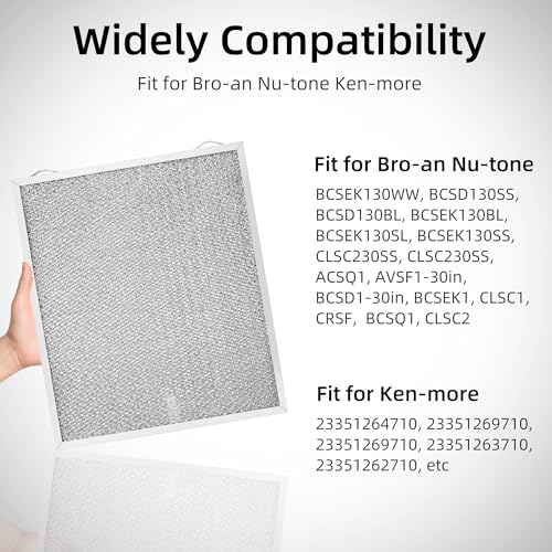 S99010430 002 Range Hood Aluminum Mesh Filter (2 Count)