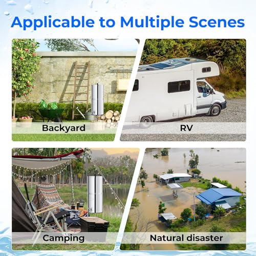 TK-A-FS Gravity Water Filter System, NSF/ANSI 42&372 Standard (4 Count)